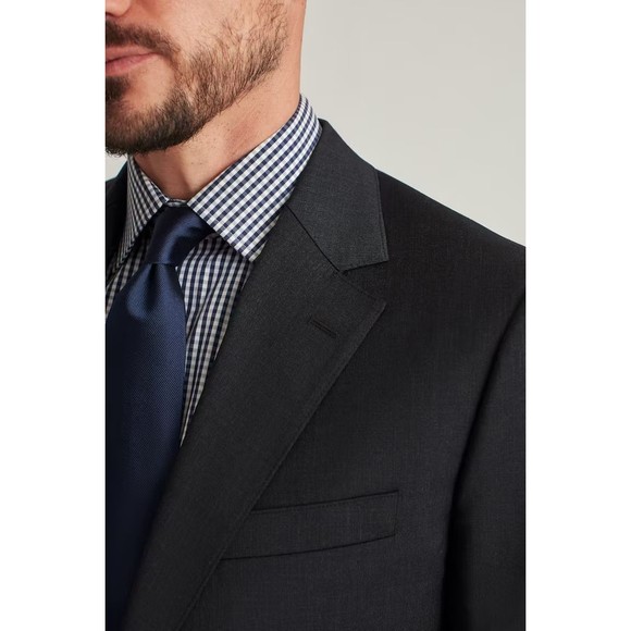 Bonobos Italian Performance Blazer Mason Solid Charcoal Men 38R Standard Fit NW - Picture 4 of 9